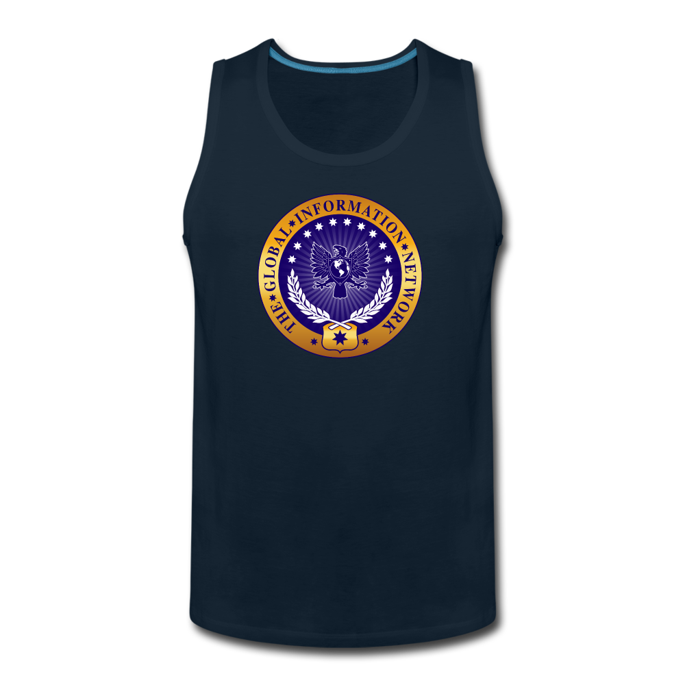 Men’s GIN Premium Tank - deep navy