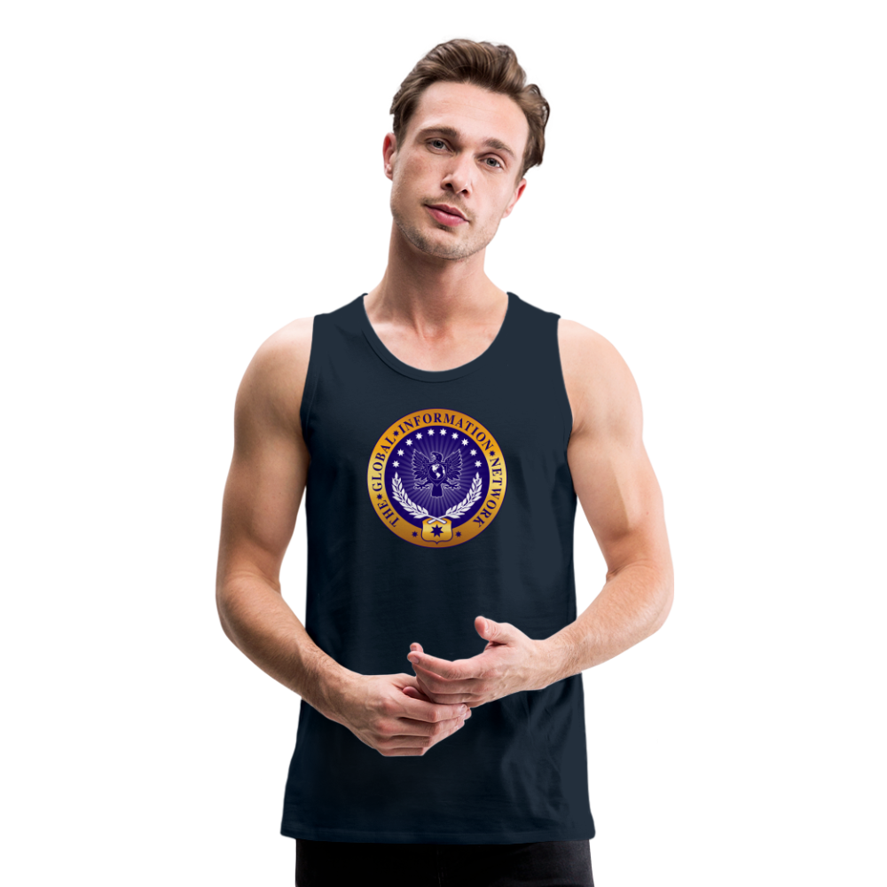 Men’s GIN Premium Tank - deep navy