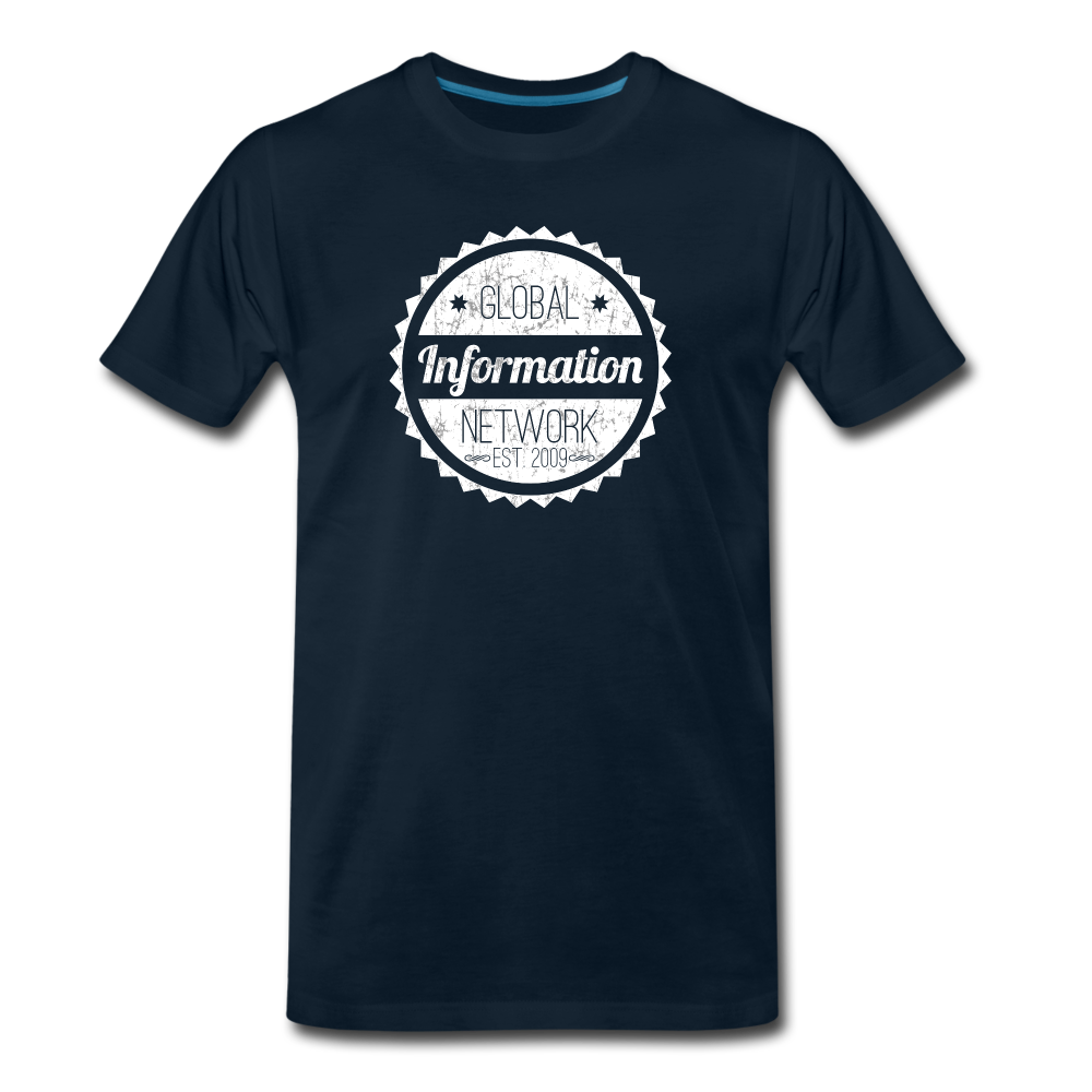 GIN Est 09 Men's Premium T-Shirt - deep navy