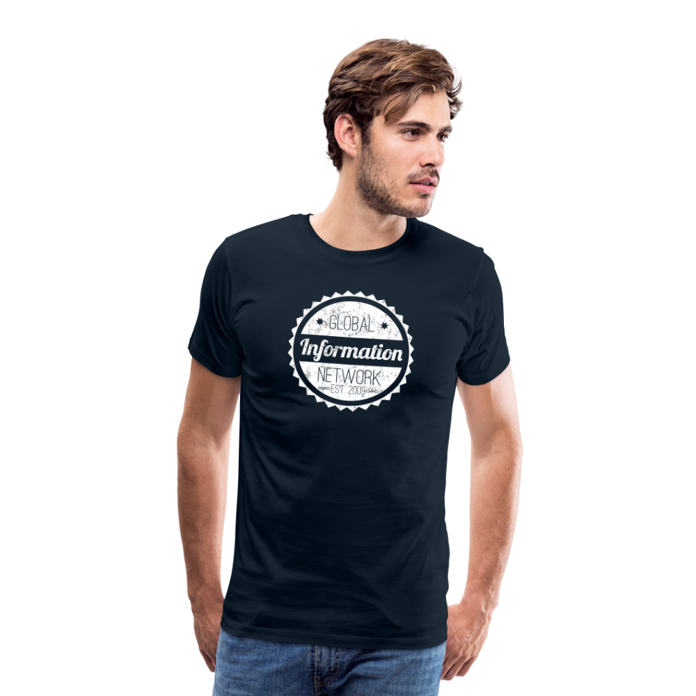 GIN Est 09 Men's Premium T-Shirt - deep navy