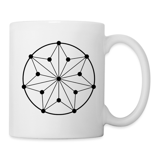 Circle Symbol Mug - white