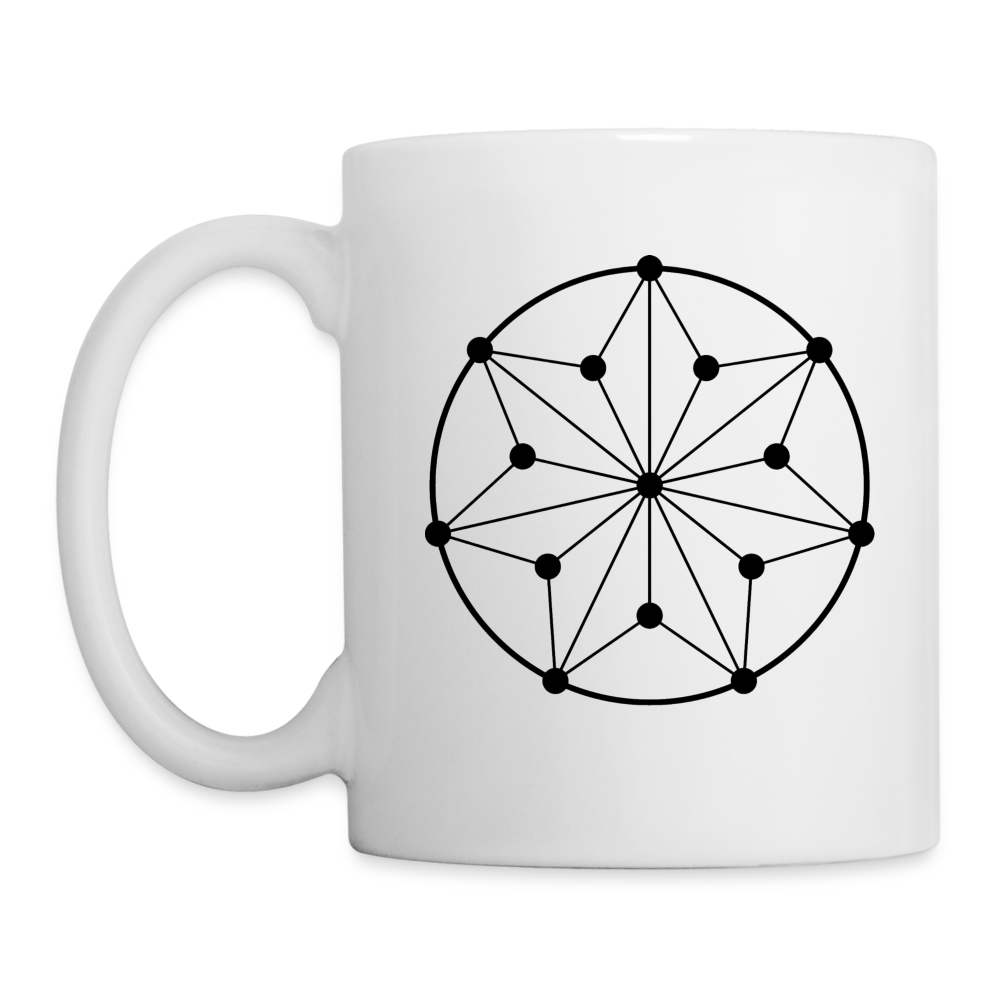 Circle Symbol Mug - white