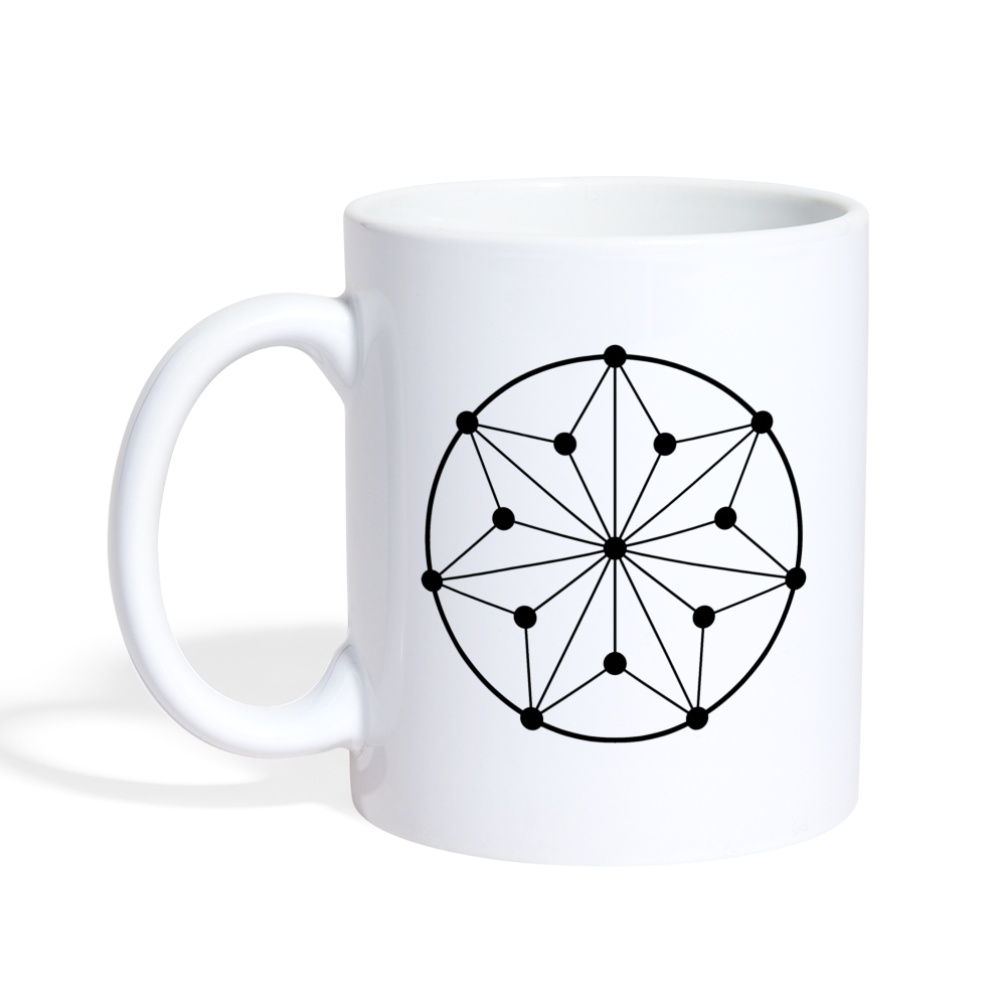 Circle Symbol Mug - white