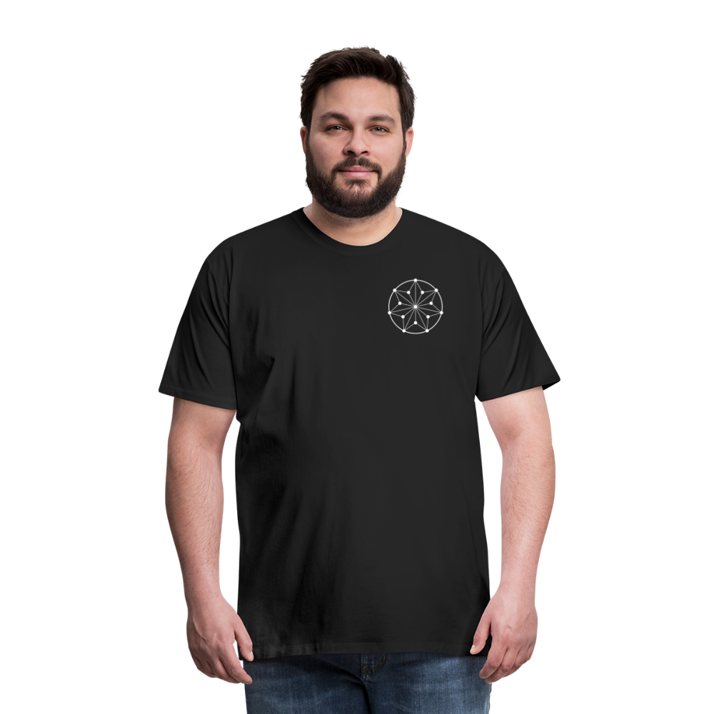 Men's Circle Symbol Logo T-Shirt - black