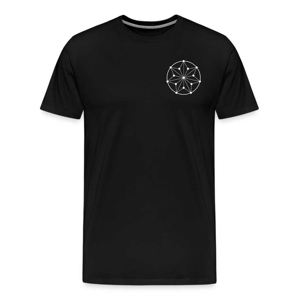 Men's Circle Symbol Logo T-Shirt - black