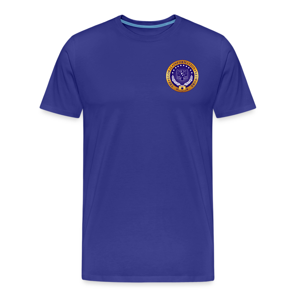 Men's GIN Logo T-Shirt - royal blue