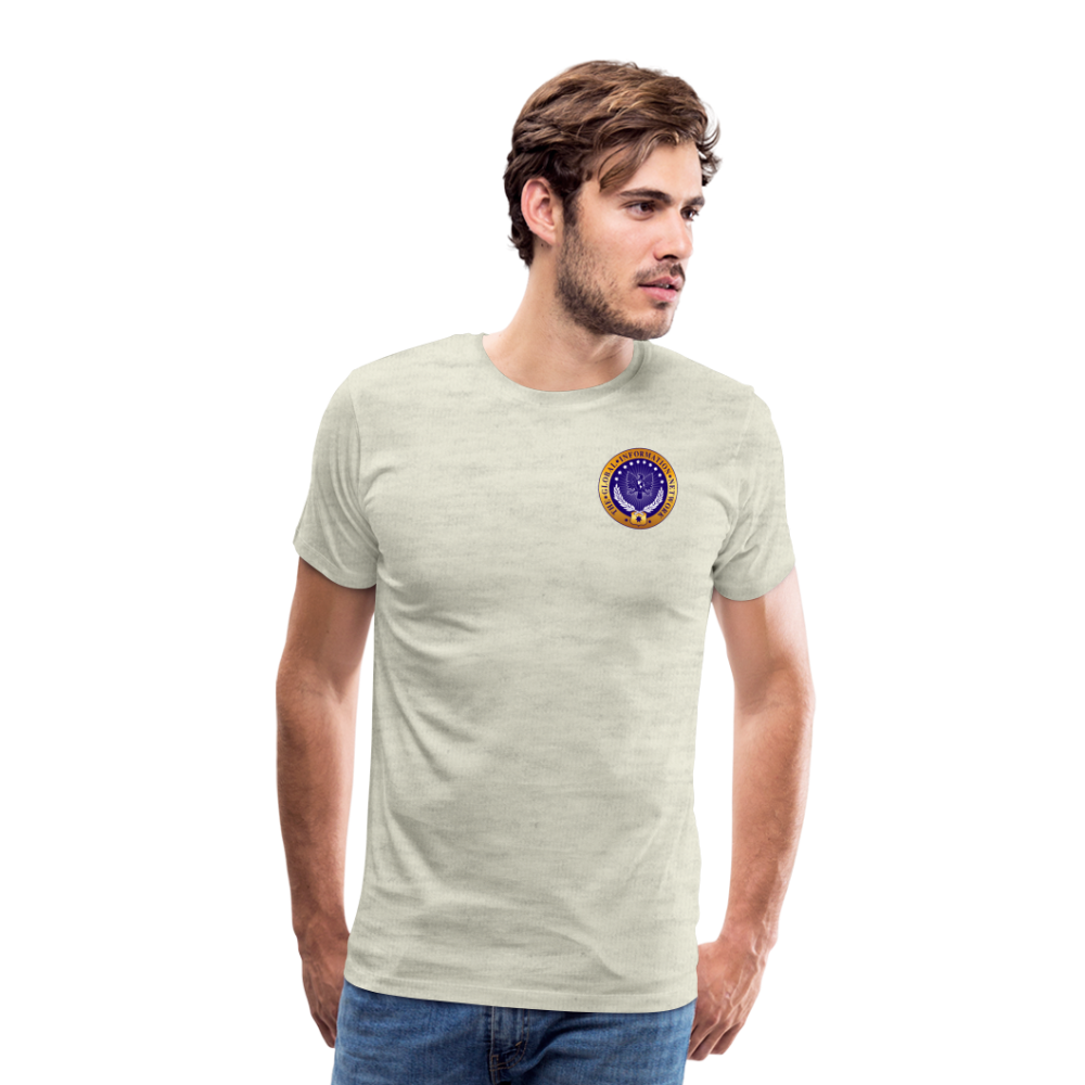 Men's GIN Logo T-Shirt - heather oatmeal