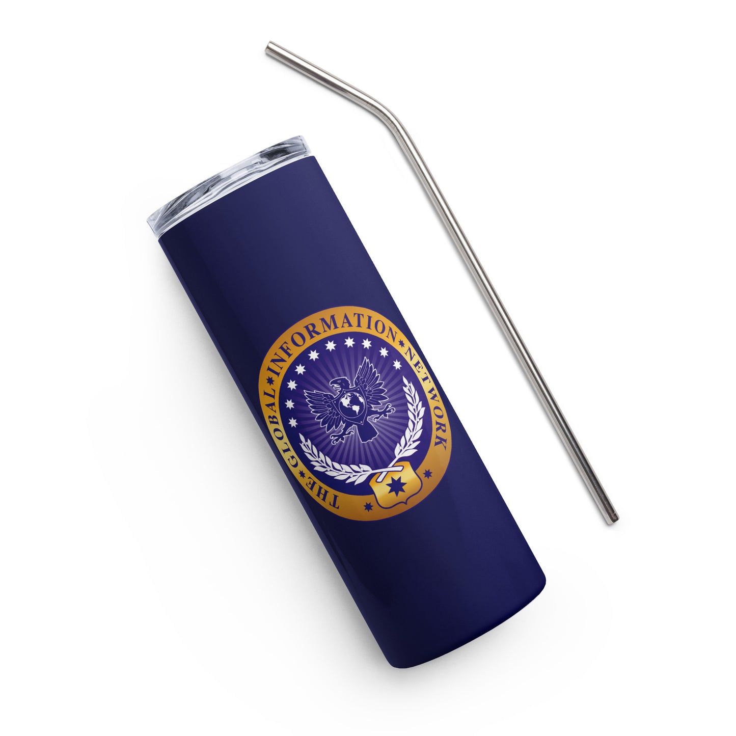 Stainless steel tumbler - GIN Logo