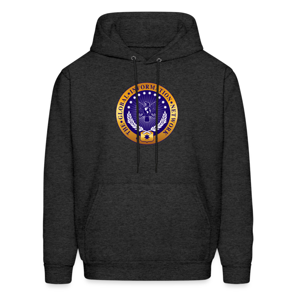 Men's GIN Logo Hoodie - charcoal grey