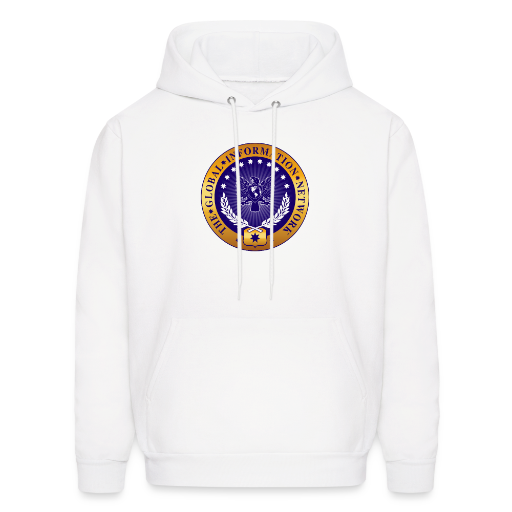 Men's GIN Logo Hoodie - white