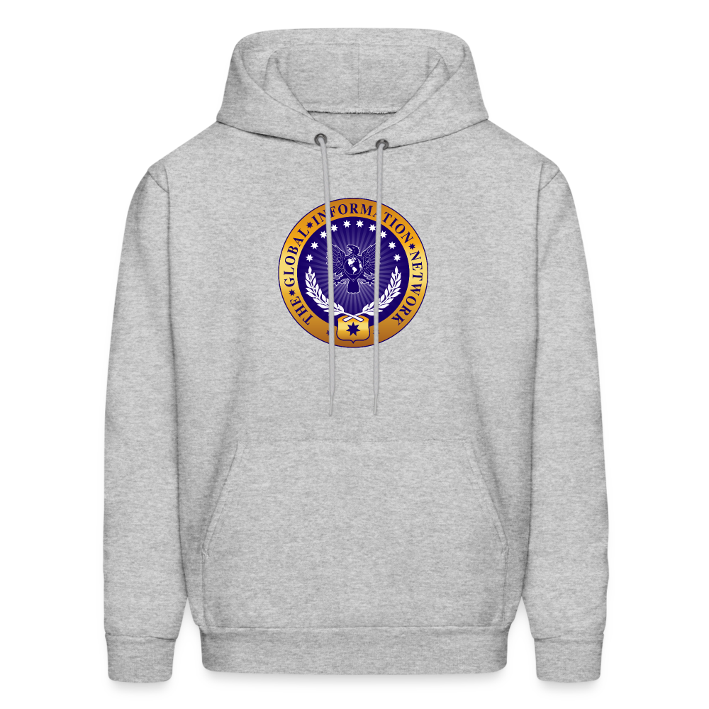 Men's GIN Logo Hoodie - heather gray