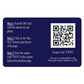 Geschenkkarten für Mitgliedsantrieb - (integrierte QR -Codeoption, Nicht -Aufkleber -Blatt)