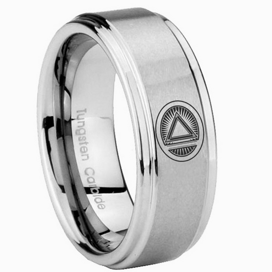 System Silver Tungsten Carbide Ring