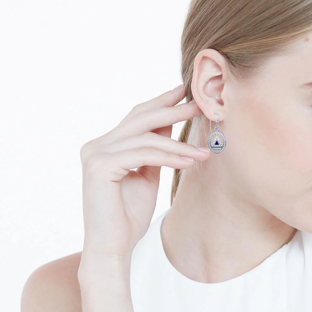 Women's Elegant System Earring Set (Silver)