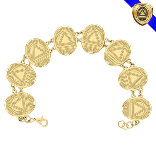 System Symbol Bracelet (Gold Plate)