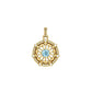 Women's Elegant Circle Symbol Pendant (Gold Plate)