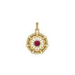 Women's Elegant Circle Symbol Pendant (Gold Plate)