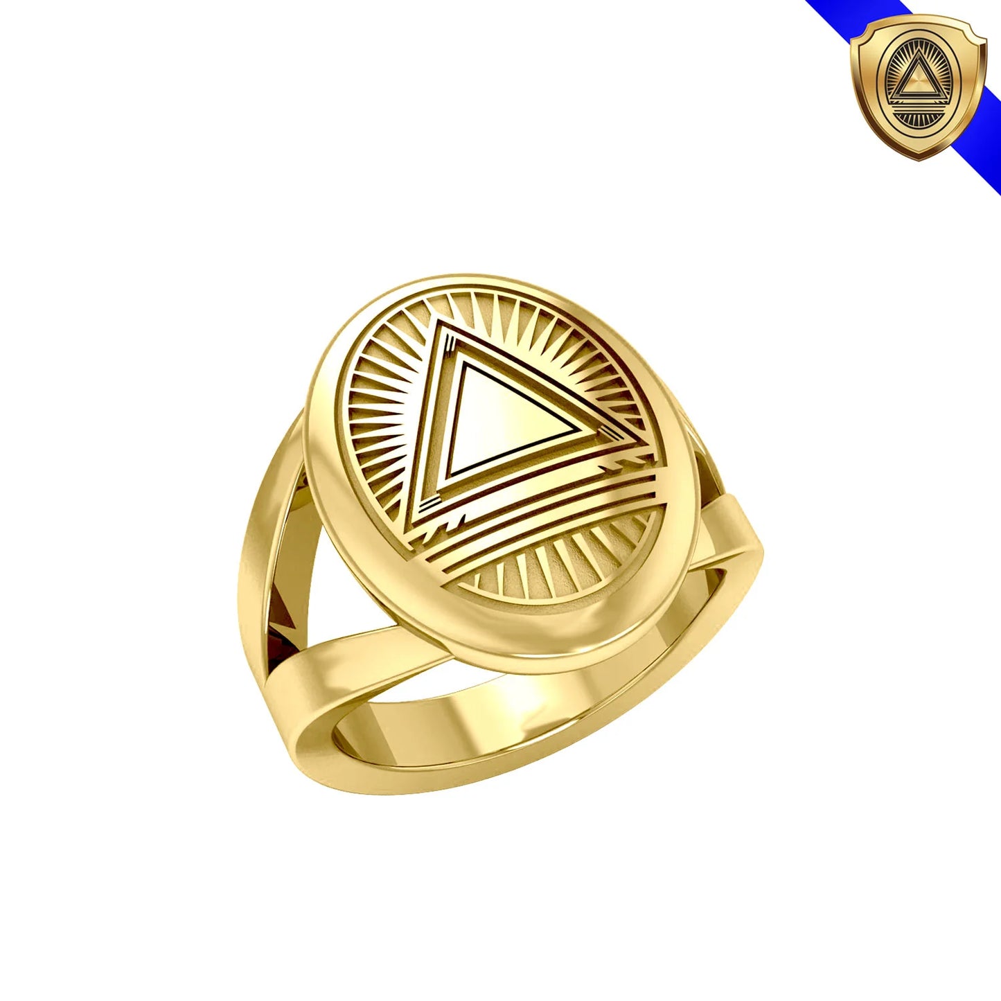 Men's GIN System Ring (Gold Plate)