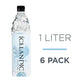 Icelandic Glacial Natural Spring Alkaline Water, 1 Liter (6 Count)