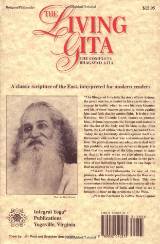 The Living Gita: The Complete Bhagavad Gita - Un commentaire pour les lecteurs modernes