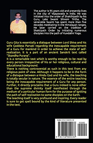 Guru Gita: The song celestial in adoration of Guru