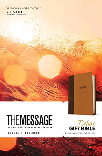 The Message Deluxe Gift Bible : La Bible en langue contemporaine