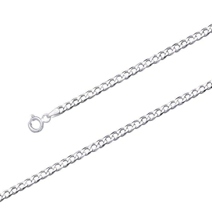 Fine Sterling Silver Curb Chain