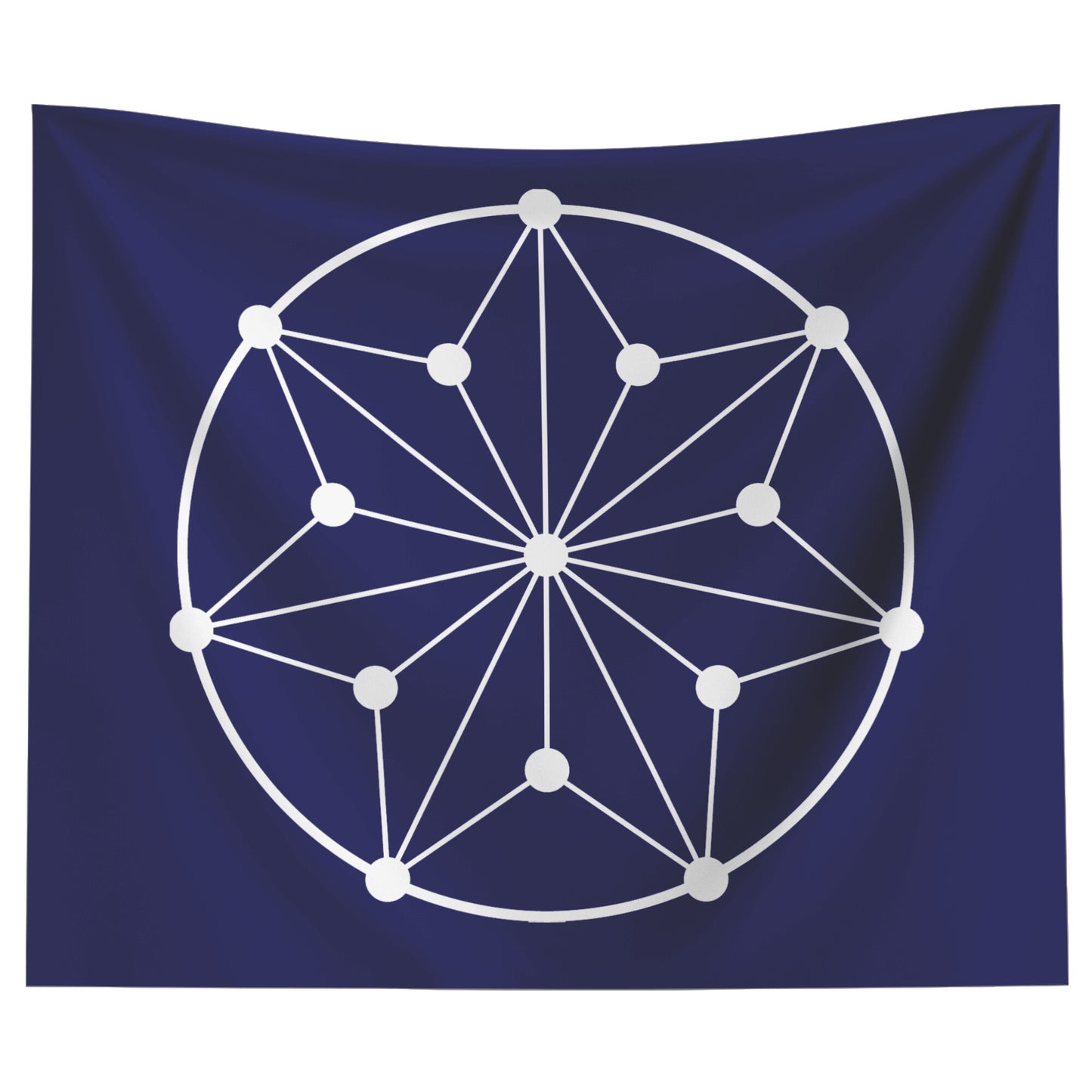 Circle Symbol Backdrop Tapestry