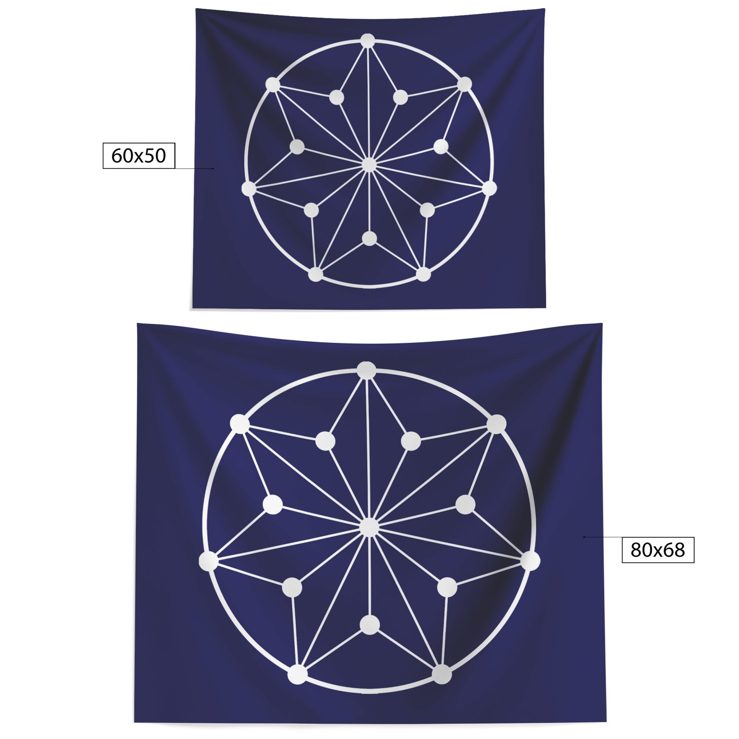 Circle Symbol Backdrop Tapestry