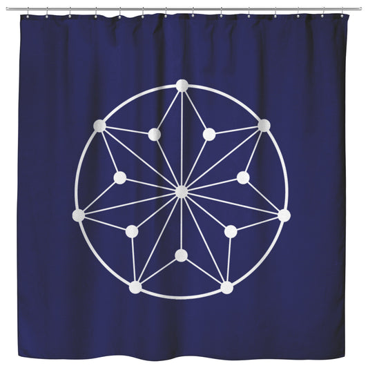 Circle Symbol Shower Curtain
