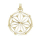 Pendentif Symbole Cercle GIN (Plaque Or)