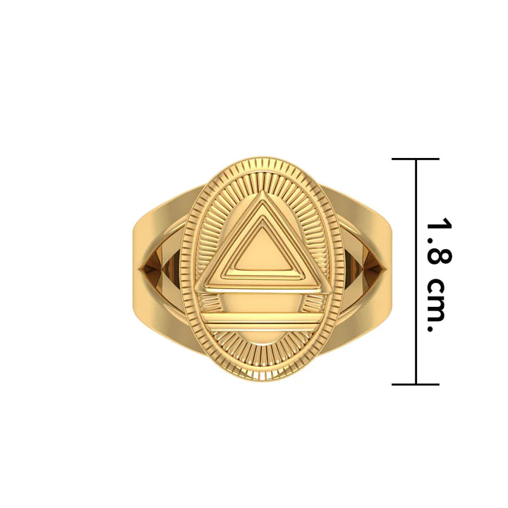 Gold Classic System Ring