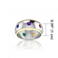 Bague Chakra Argent et Or