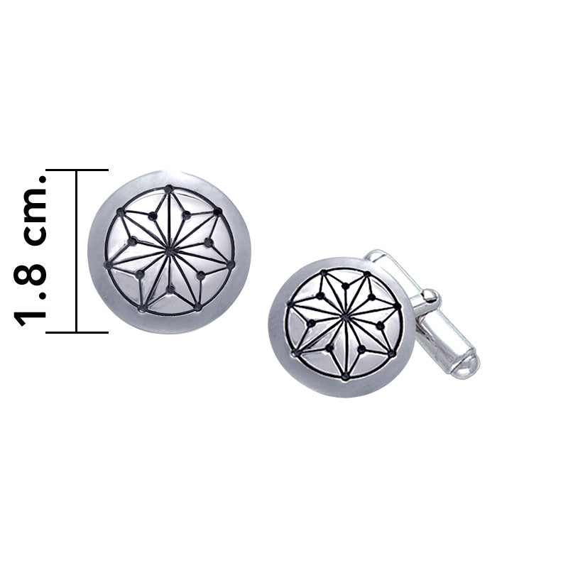 GIN Circle Symbol Cufflinks (Silver)