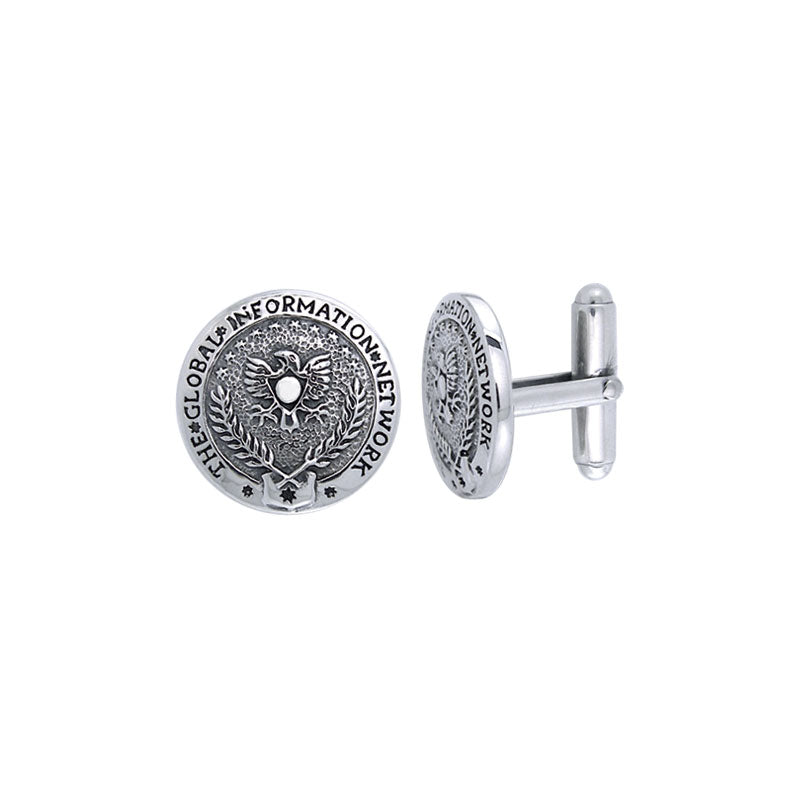 GIN Logo Cufflinks (Silver)