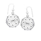 GIN Circle Symbol Earring Set (Silver)