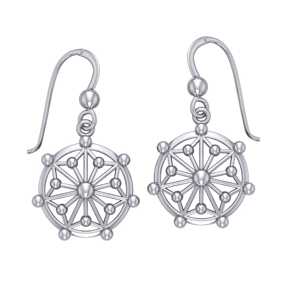 Ensemble de boucles d'oreilles GIN Circle Symbol (Argent)