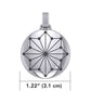 GIN Closed Circle Symbol Pendant (Silver)