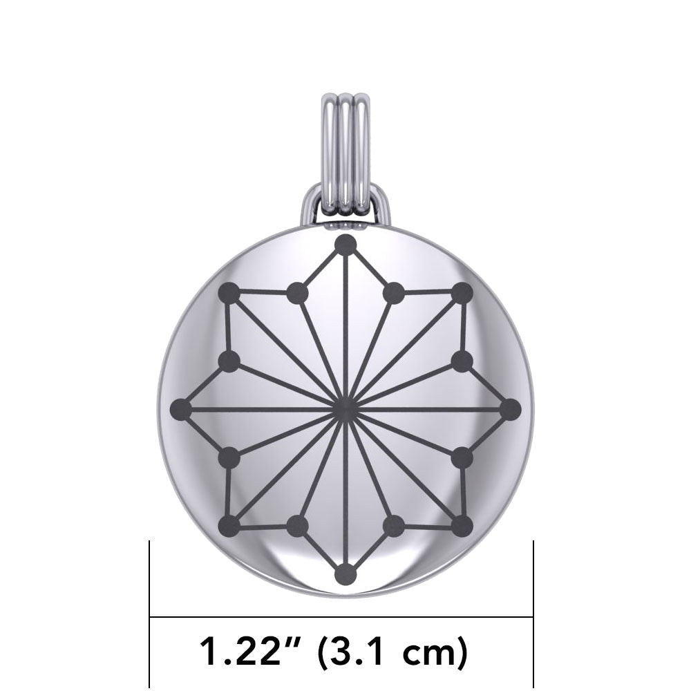 Pendentif Symbole Cercle Fermé GIN (Argent)