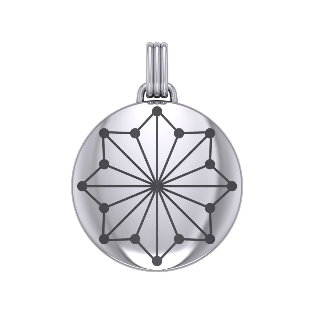 Pendentif Symbole Cercle Fermé GIN (Argent)