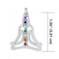 Pendentif Chakra Silhouette Argent