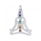 Pendentif Chakra Silhouette Argent