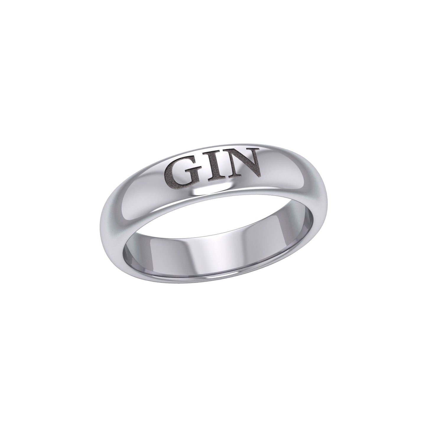 Bague GIN pour hommes (argent)