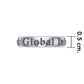 Anillo de banda de red de información global (plata)