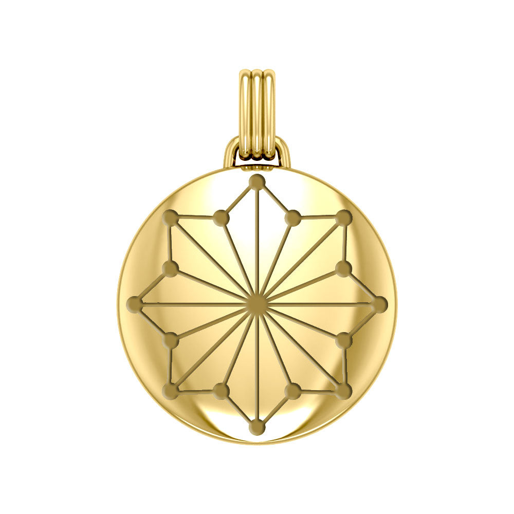 GIN Closed Circle Symbol Pendant (Gold Plate)