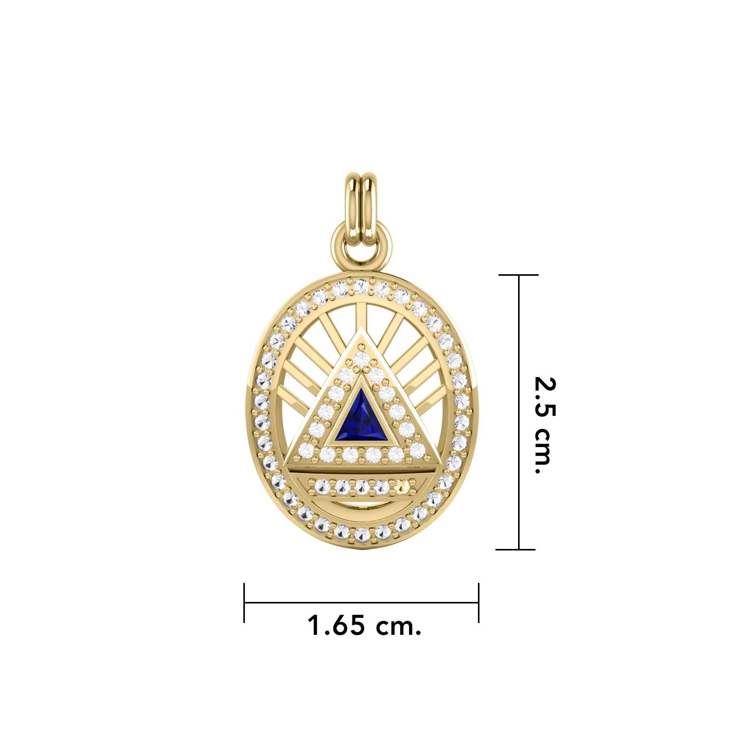 Gold Elegant System Pendant (Small)