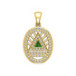 Gold Elegant System Pendant (Large)
