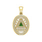 Gold Elegant System Pendant (Large)