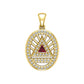 Gold Elegant System Pendant (Large)