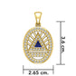 Gold Elegant System Pendant (Large)